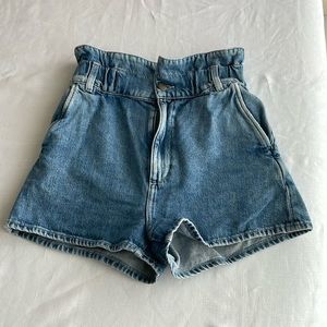 & Other Stories High Waisted Jean Shorts